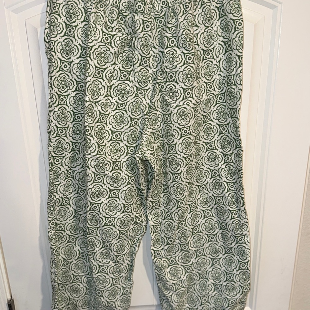 Talbots Green Patterned Jumpsuit - Picture 12 of 13